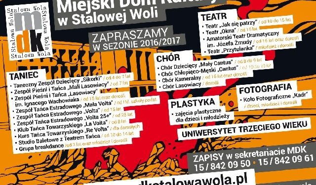 Stalowa Wola: MDK zaprasza do zespołów artystycznych