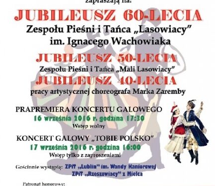Stalowa Wola: Piątkowo sobotni jubileusz Lasowiaków