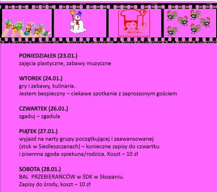 Kulturalne Ferie w Baranowie Sandomierskim i Skopaniu