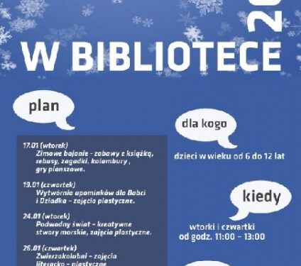 Stalowa Wola: Ferie w bibliotece