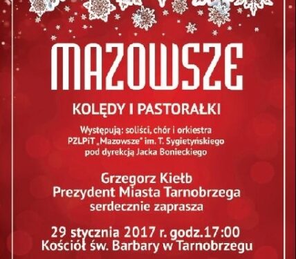 Tarnobrzeg. Koncert Zespołu Mazowsze.