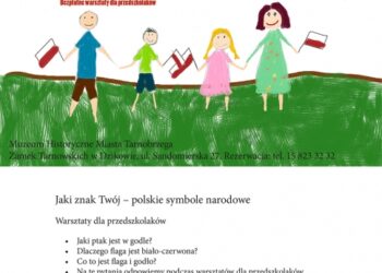 Tarnobrzeg. Polskie symbole narodowe.