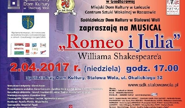 Stalowa Wola: Dziś w SDK musical Romeo i Julia