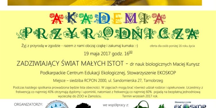 Tarnobrzeg. O pająkach, wijach i krocionogach.