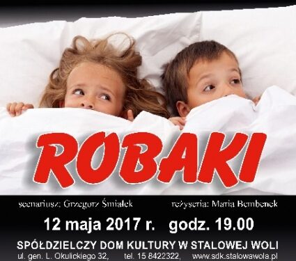 Stalowa Wola: Dziś dla najmłodszych w SDK Teatr Cudak z 'Robakami'