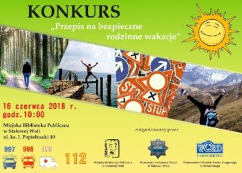 Stalowa Wola: Weź udział w konkursie Bezpiecznie z rodziną na wakacjach