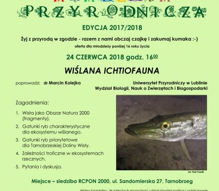 Tarnobrzeg. O wiślanej ichtiofaunie.