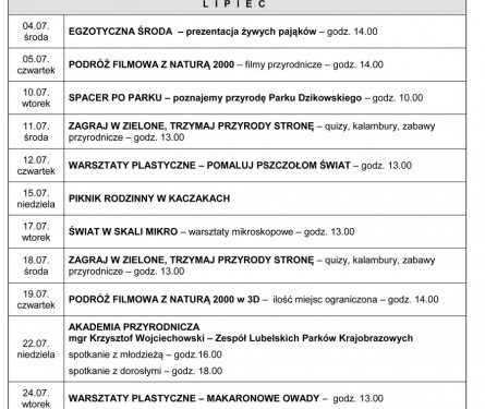 Tarnobrzeg. Lato z Centrum Natura 2000.