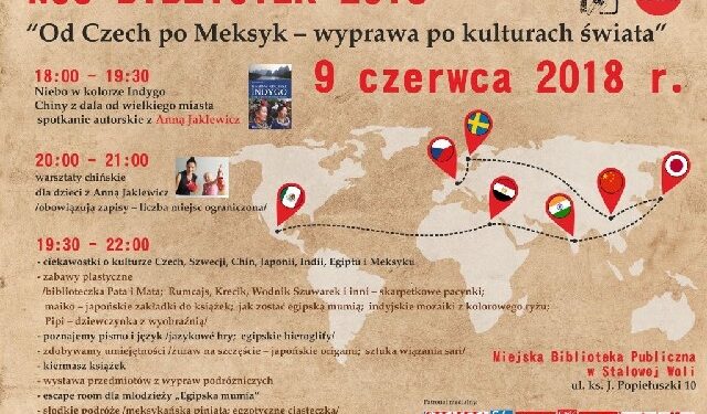 Stalowa Wola: W sobotę Noc Bibliotek i wyprawa po kulturach świata