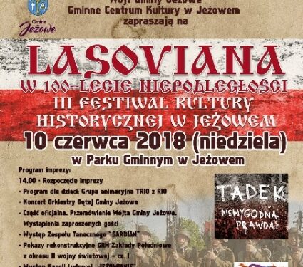 Jeżowe: Już w tę niedzielę Festiwal LASOVIANA z atrakcjami