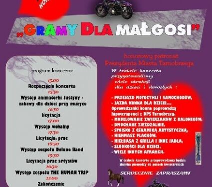 Tarnobrzeg: Zagrają dla Małgosi