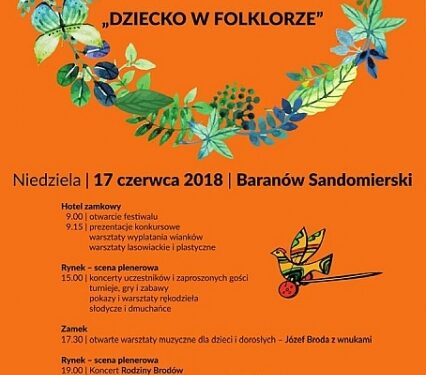 Baranów Sandomierski: 25 Festiwal Dziecko w Folklorze
