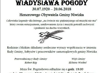 Kosowy: Pożegnamy Władysława Pogodę.