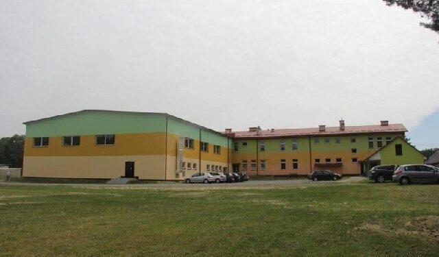 Przyłęk: Największą sala gimnastyczna w gminie.