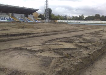 Mielec: Trwają prace budowlane.