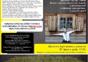 Sandomierz: Menu kultury – warsztaty budowy prostych instrumentów perkusyjnych.