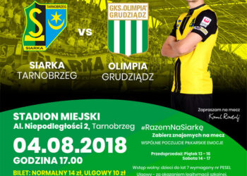 2 Liga Piłkarska: Siarka Tarnobrzeg podejmie Olimpię Grudziądz