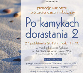 Stalowa Wola: Młodzi poeci zaprezentują almanach