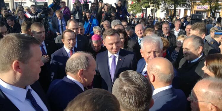 Kolbuszowa: Prezydent mówił o wartościach.