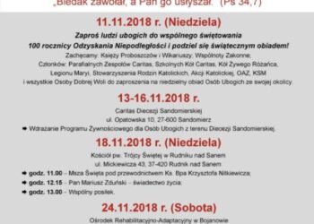 Sandomierz: II Światowy Dzień Ubogich.