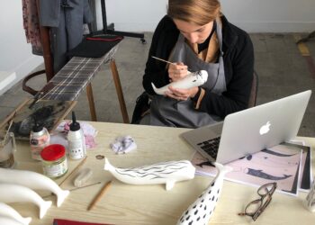 Ćmielów: Olbińscy w Muzeum Porcelany.