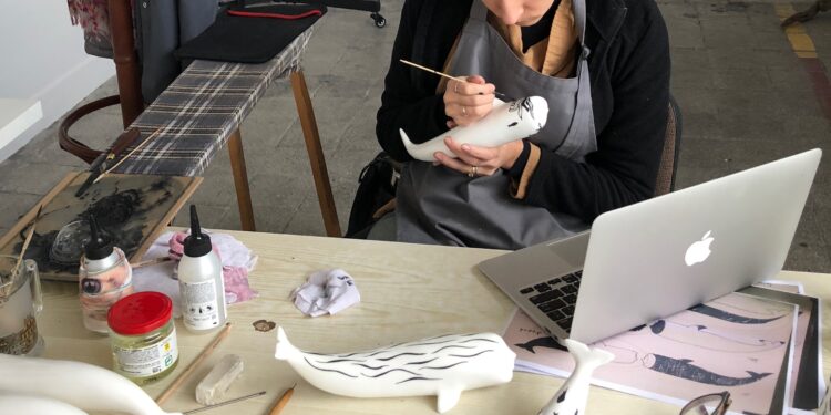 Ćmielów: Olbińscy w Muzeum Porcelany.