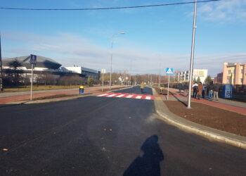 Tarnobrzeg. Ulica Kardynała Wyszyńskiego przejezdna.