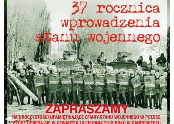 Sandomierz: Rocznicowe obchody wprowadzenia stanu wojennego.