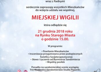 Sandomierz: Miejskie spotkanie wigilijne.