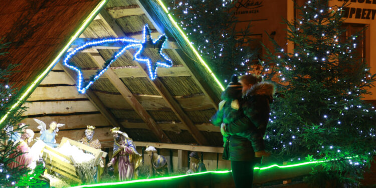 Modliborzyce: Interaktywna szopka bożonarodzeniowa