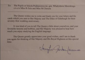 Radomyśl Wielki: Radomyska korespondencja z Pałacem Buckingham