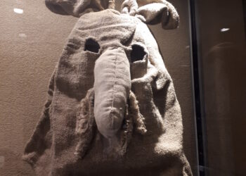 Sandomierz: Kolekcja masek kolędniczych.