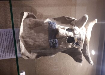 Sandomierz: Kolekcja masek kolędniczych.