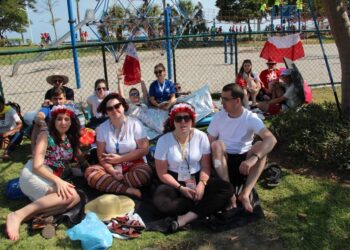 Sandomierz, Panama ŚDM: Spotkanie z Agatą Dudą.