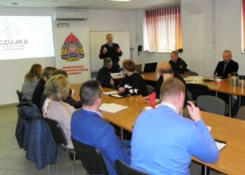 Sandomierz: „Czujka na straży twojego bezpieczeństwa”.