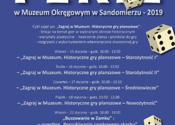 Sandomierz: Zagraj w Muzeum. Historyczne gry planszowe.