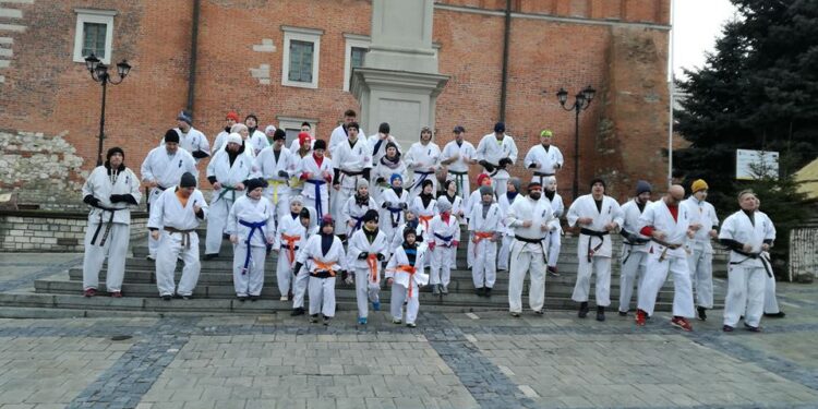 Sandomierz: Noworoczny trening karate