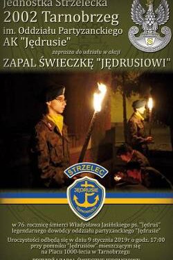 Tarnobrzeg. Zapalą świeczkę legendarnemu dowódcy.