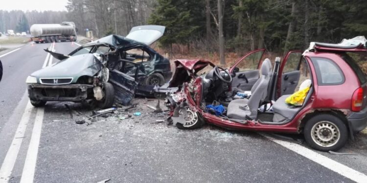 Komorów: Droga zablokowana.