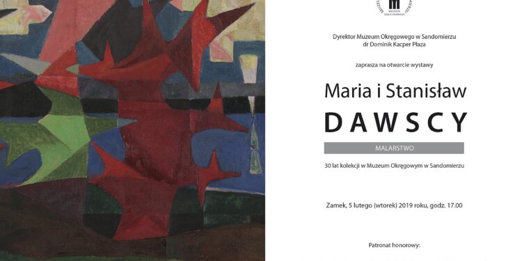 Sandomierz: Wernisaż wystawy malarstwa Marii i Stanisława Dawskich.