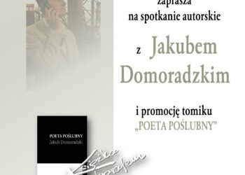 Tarnobrzeg. Promocja tomiku Jakuba Domoradzkiego – „Poeta Poślubny”.