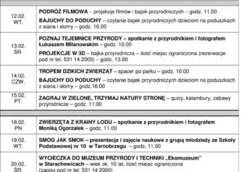 Tarnobrzeg. Ferie z Centrum Natura 2000.