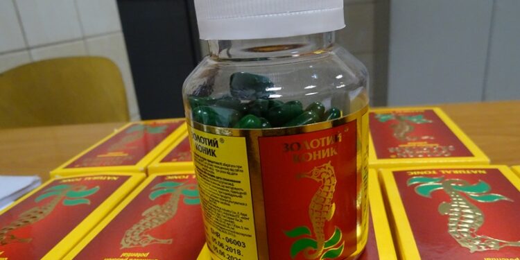 Region: Chroniony pławikonik w tabletkach.