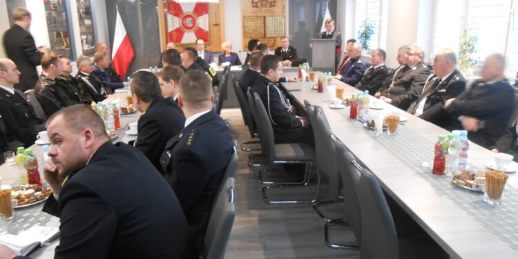 Stalowa Wola: Narada roczna w PSP.