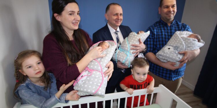 Przyszów: Przyszły na świat trojaczki