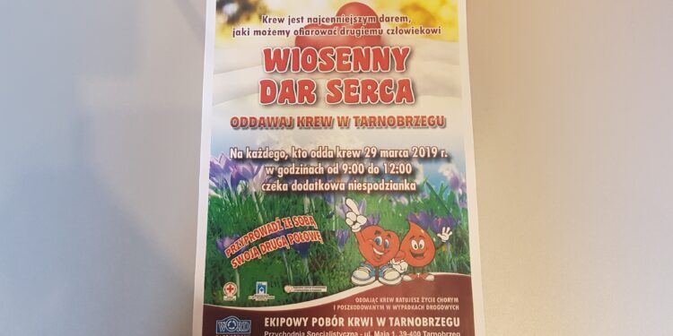 Tarnobrzeg. Wiosenny Dar Serca.