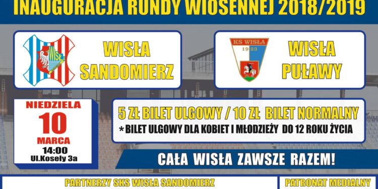 Sandomierz: W niedzielę mecz SKS 'Wisła’ Sandomierz – 'Wisła’ Puławy.