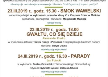 Tarnobrzeg. Dni Teatru. Odbierz bezpłatną wejściówkę.