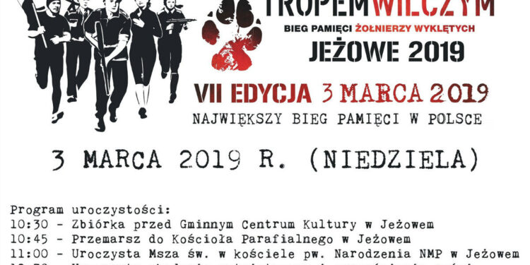 Jeżowe:  Biegiem Tropem Wilczym i akademią uczczą pamięć Wyklętych.