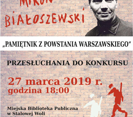 Stalowa Wola: Zostań Mistrzem pięknego czytania z Mironem Białoszewskim.
